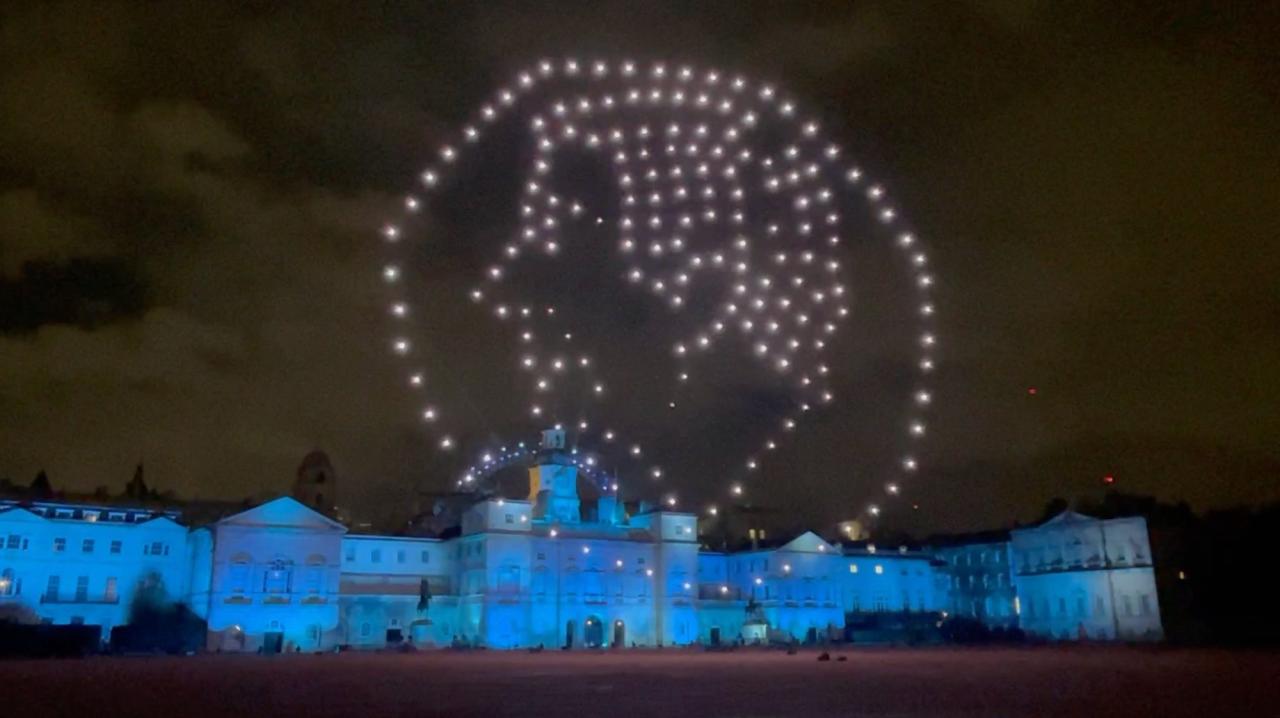 China new year drone show 2038